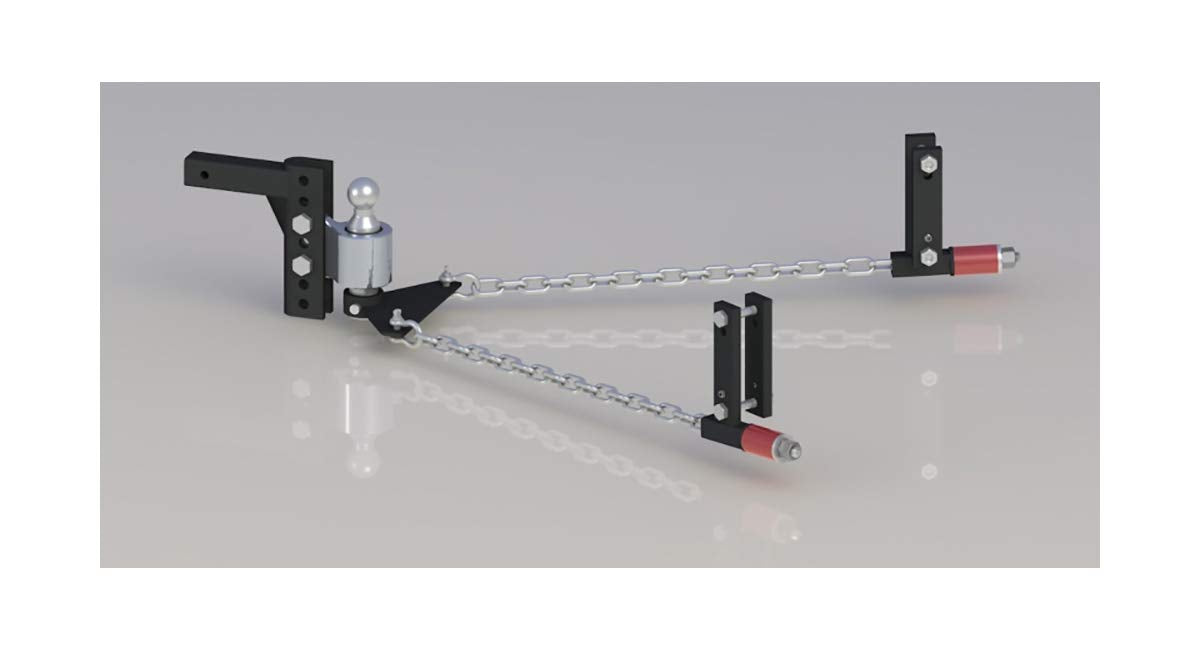 Weight Distribution Hitch 2 Inch Shank 8 Inch Drop 2 Inch Ball L757070