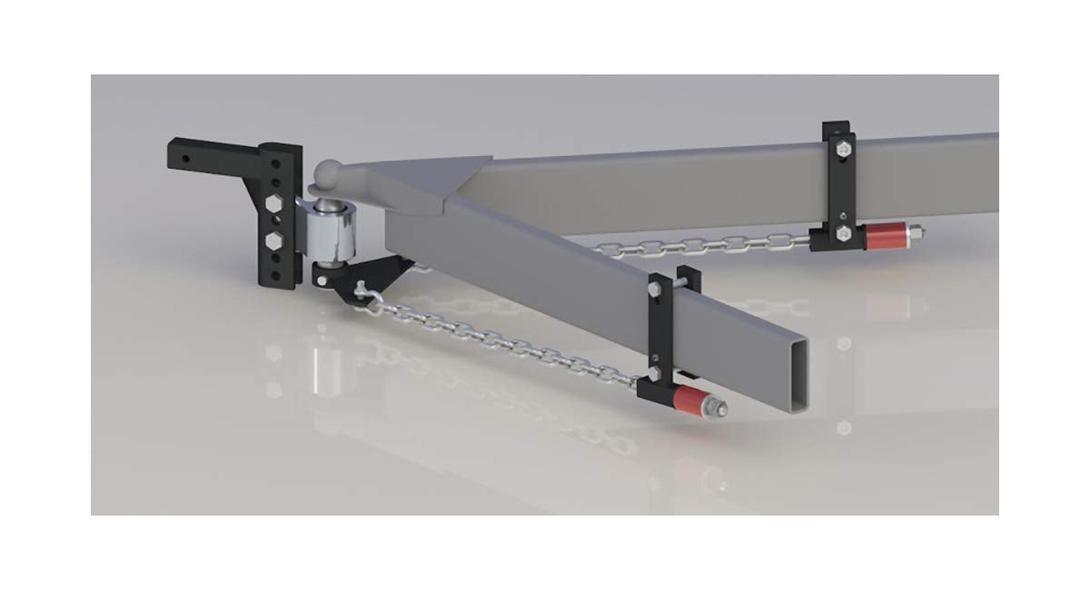 Weight Distribution Hitch 2 Inch Shank 8 Inch Drop 2 Inch Ball L757070
