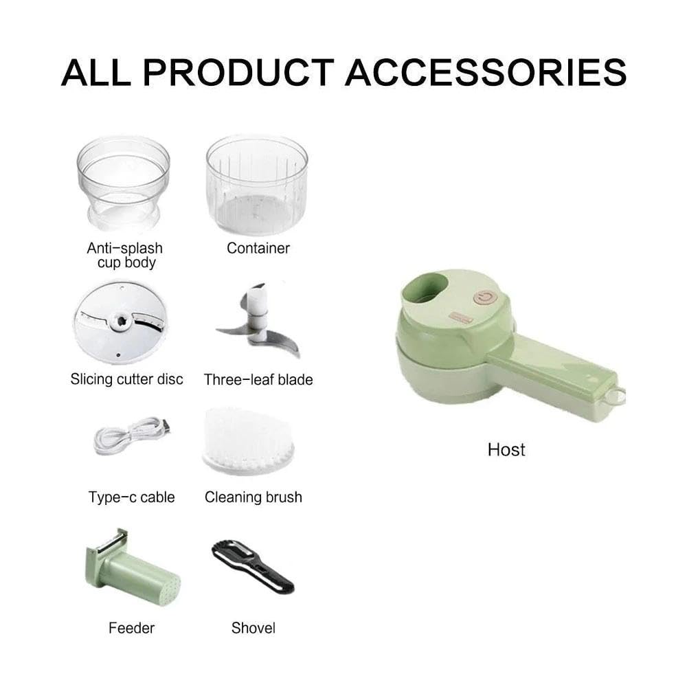 4 In 1 Portable Electric Vegetable Chopper G58506