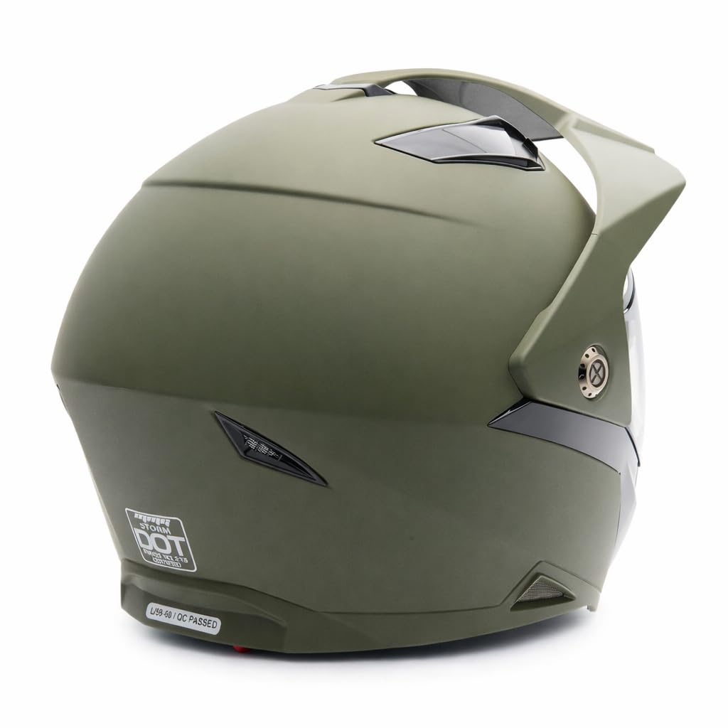 Green Large Full Face Helmet V3251