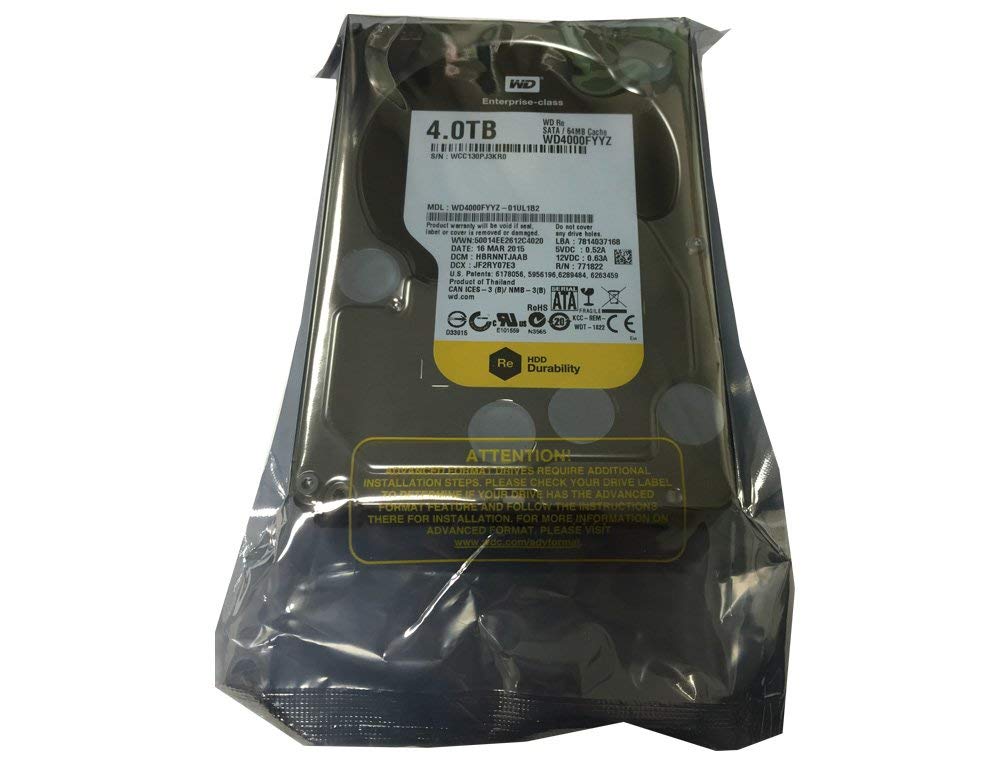 4TB 7200 RPM SATA 3.5in Internal Hard Drive R47644