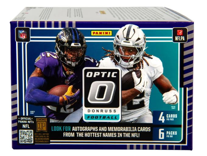 2025 Optic Football Blaster Box Purple Shock 24 Cards Z831