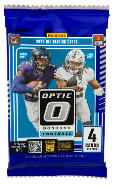 2025 Optic Football Blaster Box Purple Shock 24 Cards Z831