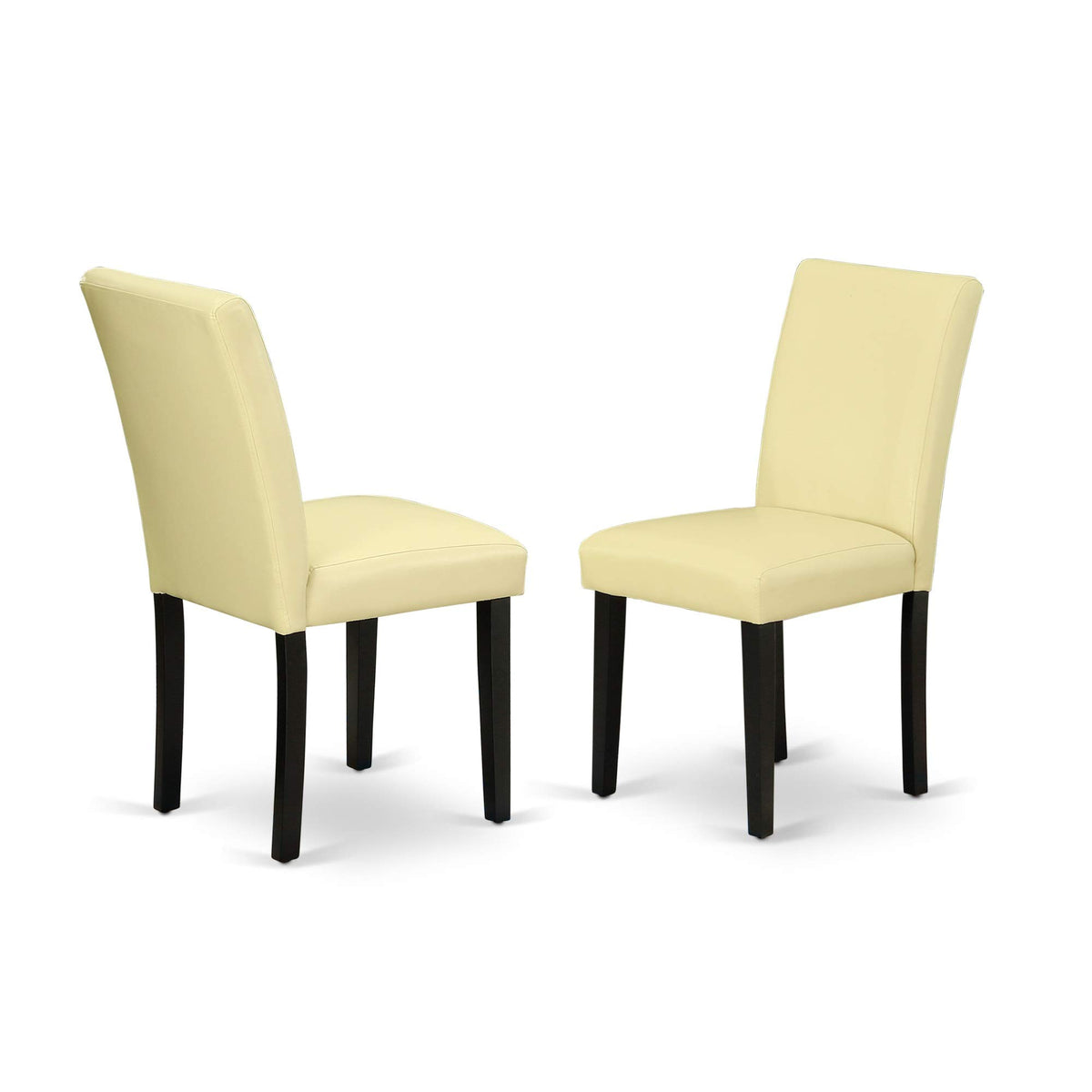 Set of 2 Pu Leather Parsons Chairs R526796