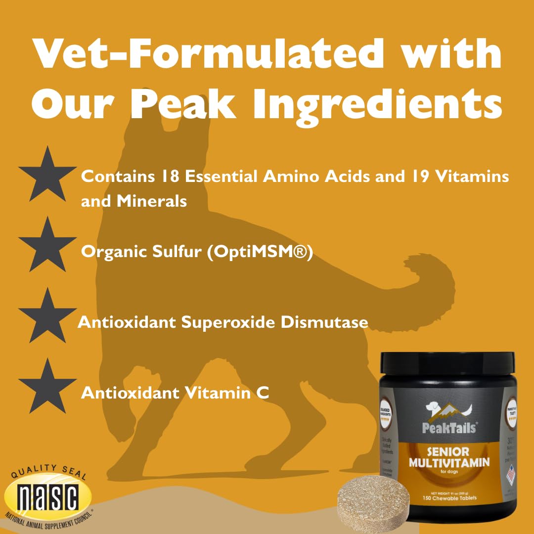 Senior Multivitamin for Dogs, 150 Count M30299