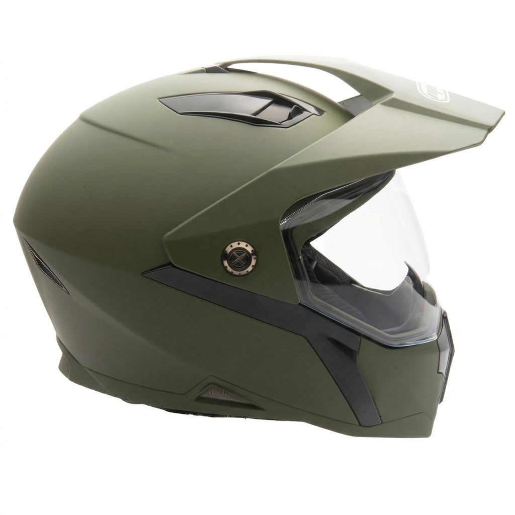 Green Large Full Face Helmet V3251