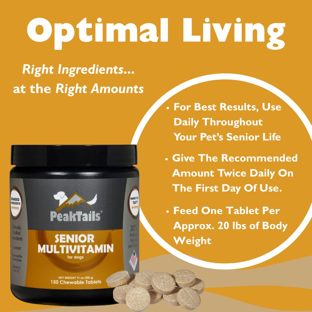 Senior Multivitamin for Dogs, 150 Count M30299