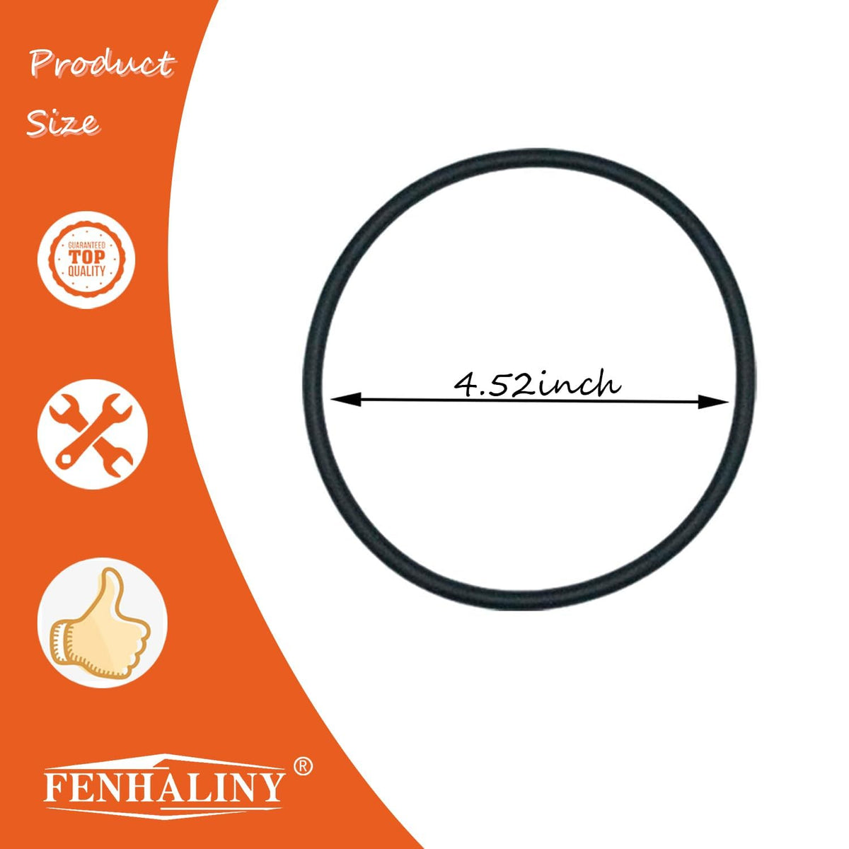 Black Rubber O-Rings 4 Pack T11157