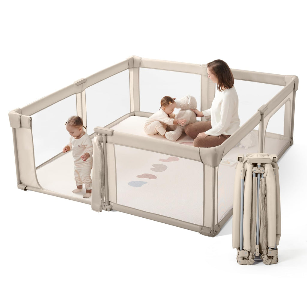 Portable Foldable Playpen with Carry Bag R783737