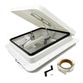 14" RV Roof Vent with 12V Fan, White K310