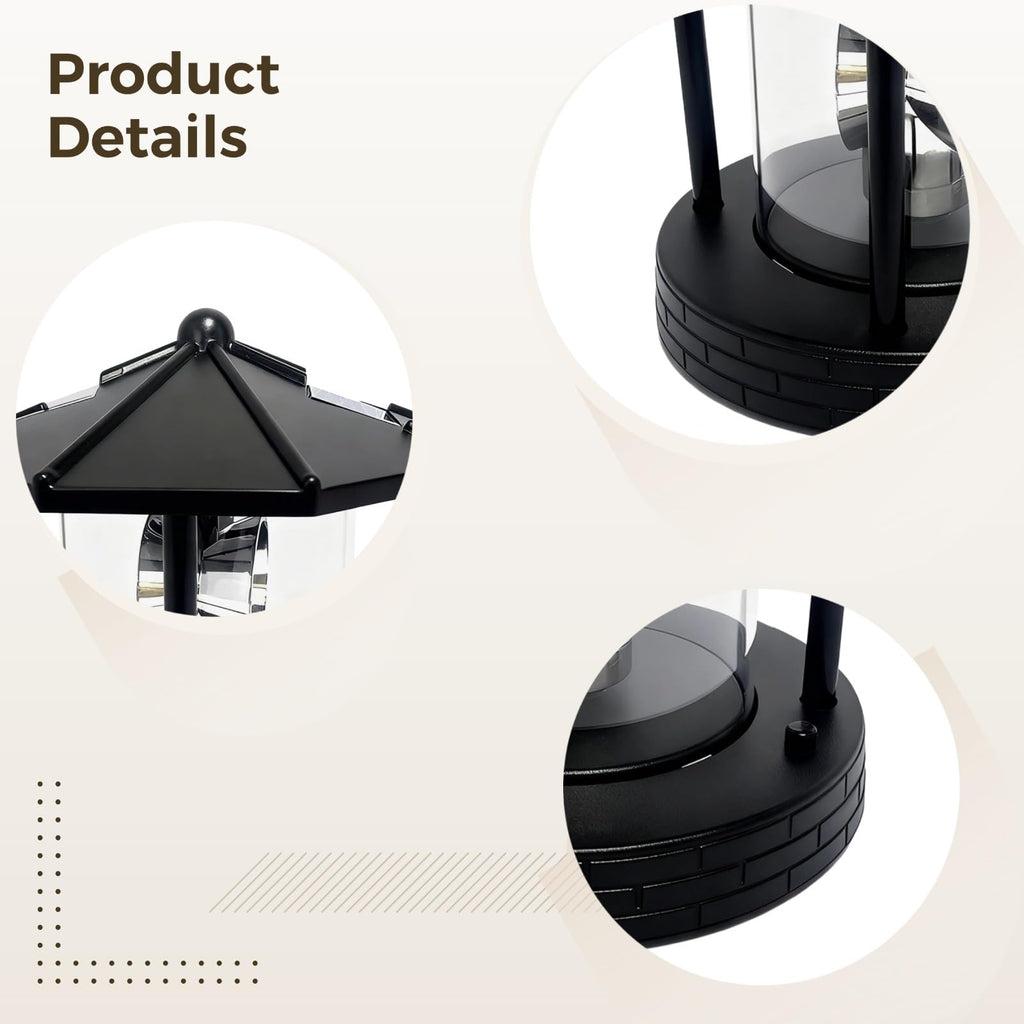 Solar LED Rotating Lighthouse Lamp A7626
