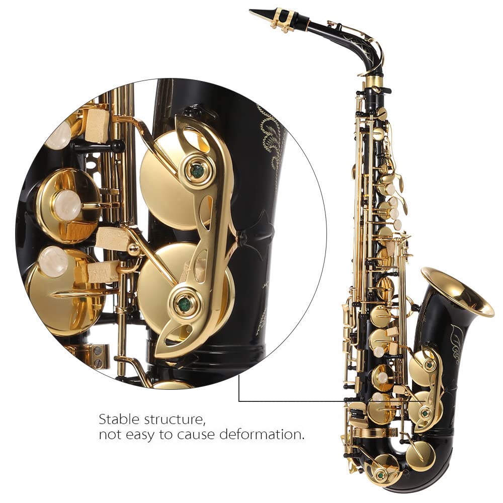 Eb Alto Saxophone Brass Gold Lacquer with Case B210