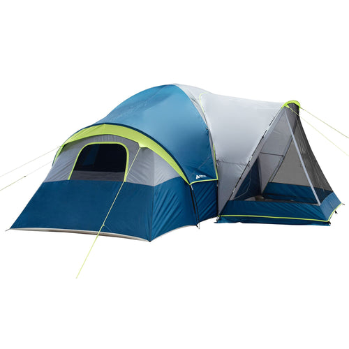 10-Person Camping Dome Tent with Screen Porch O73039