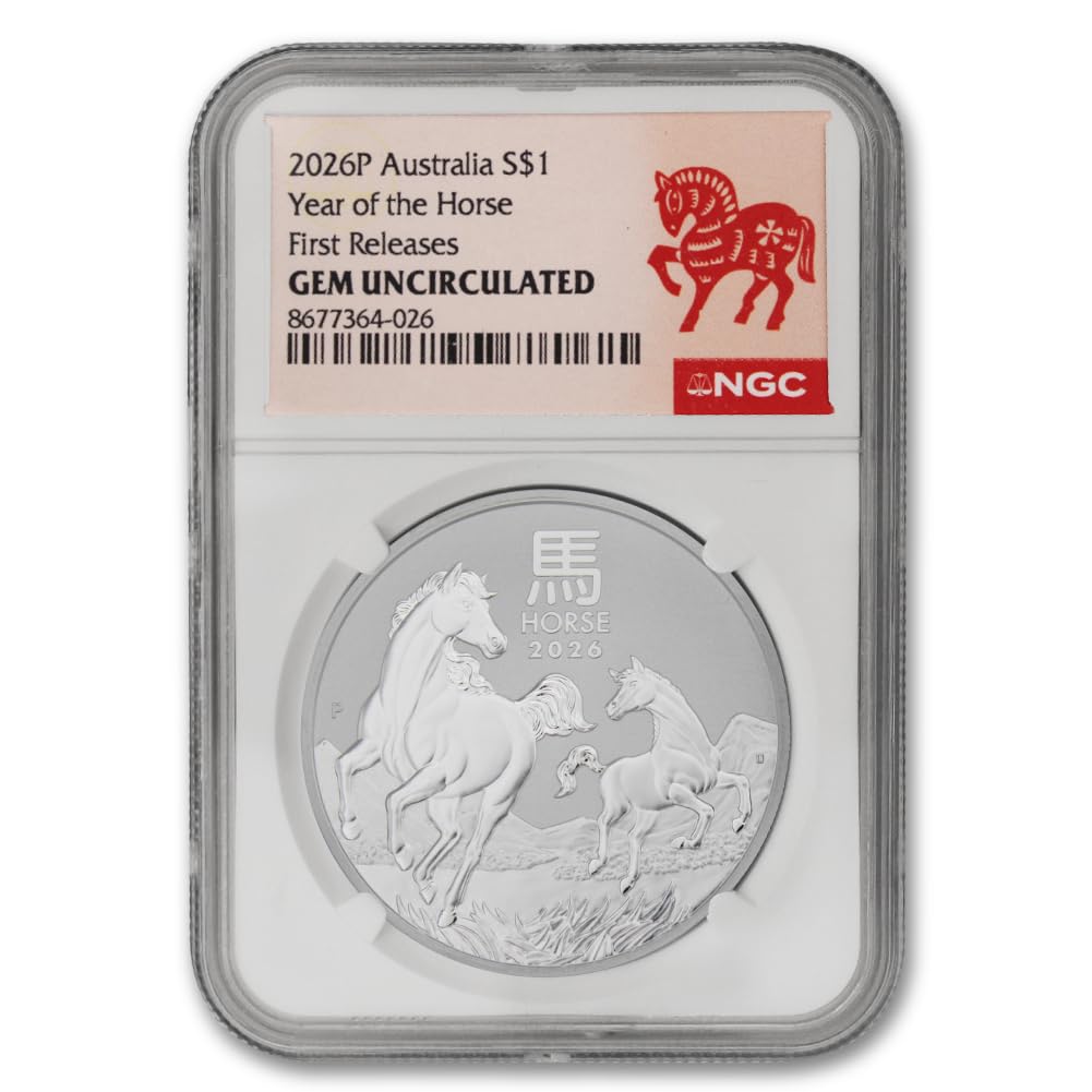 1 oz Australian Silver Lunar Year of the Horse Coin C2763