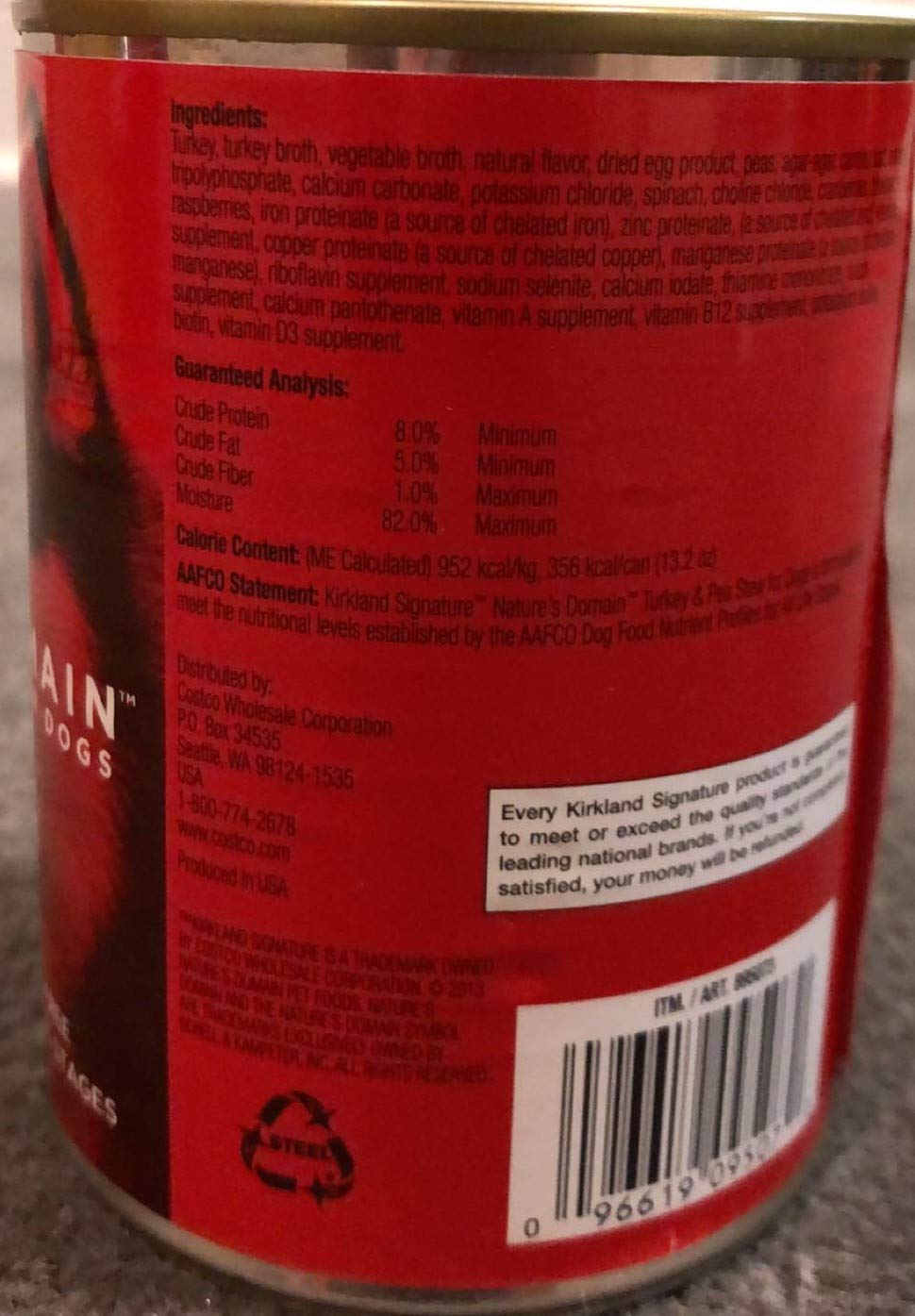Turkey and Pea Stew Dog Food M381