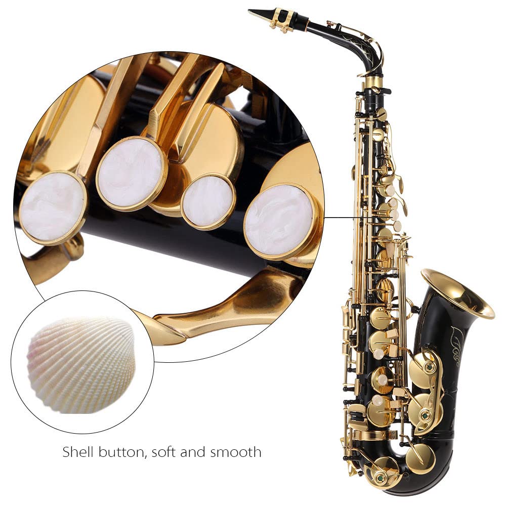 Eb Alto Saxophone Brass Gold Lacquer with Case B210