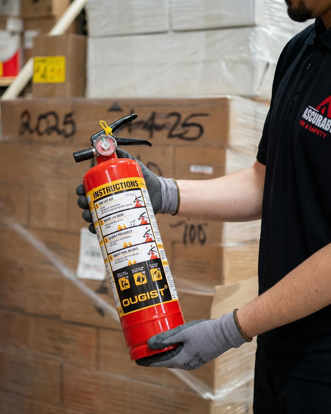 2.5 lb ABC Dry Chemical Fire Extinguisher 2 Pack A253