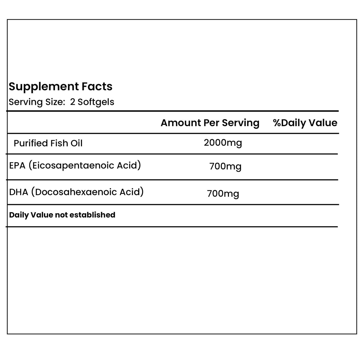 Triple Strength Omega 3 Fish Oil 90 Softgel 1000 mg M787