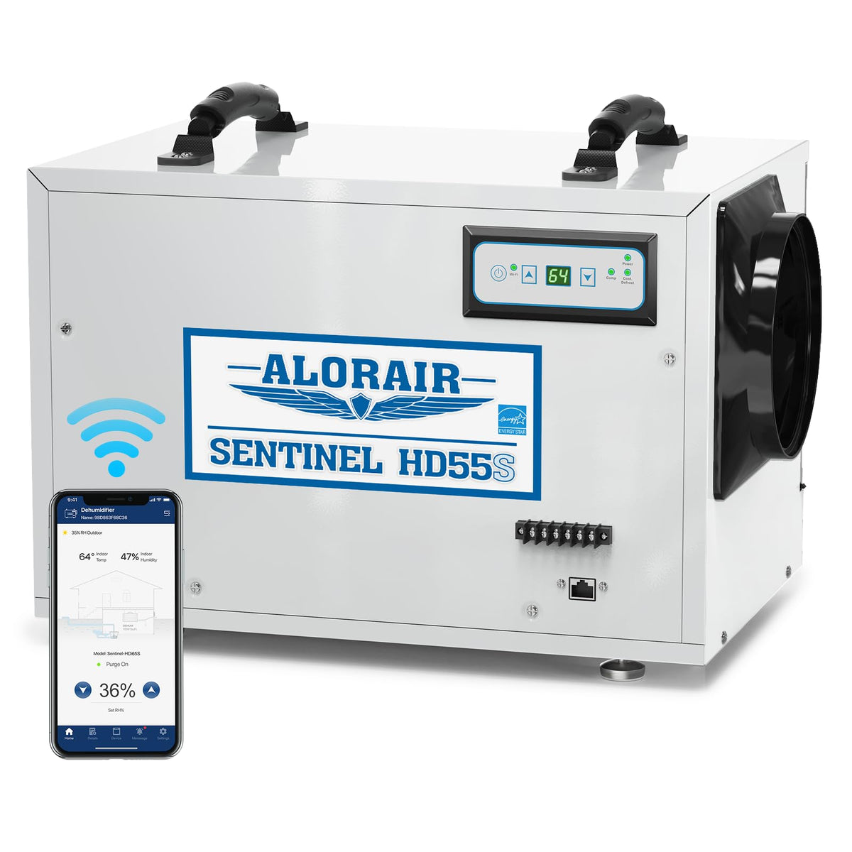 120 Pints Wi-Fi Dehumidifier C7517