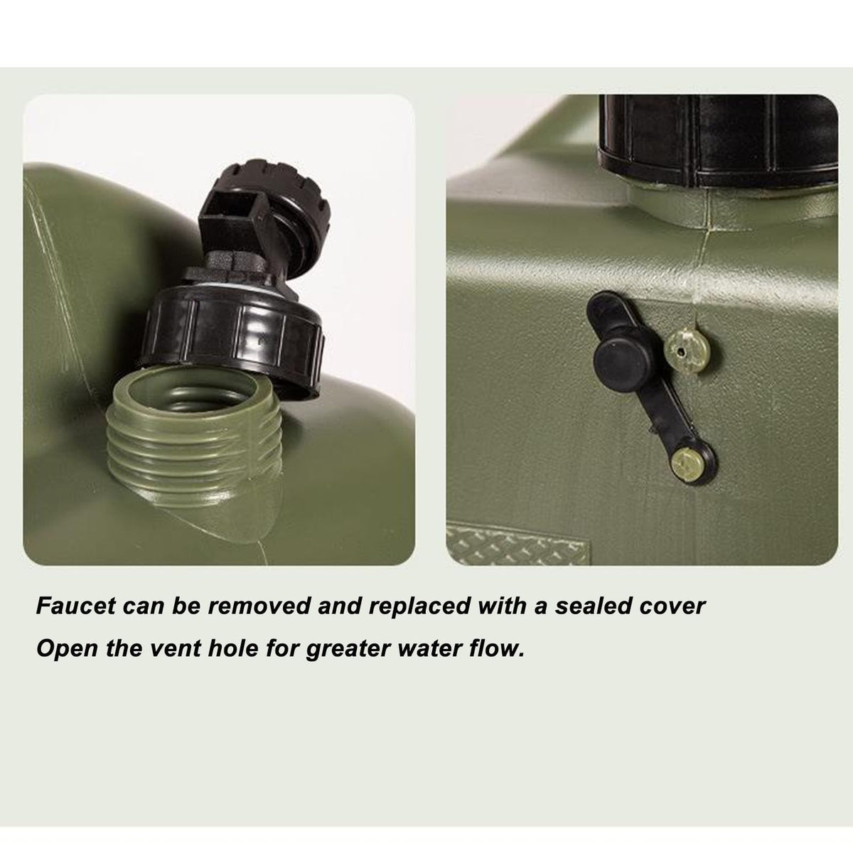 10L Portable Water Canteen with Faucet I145802