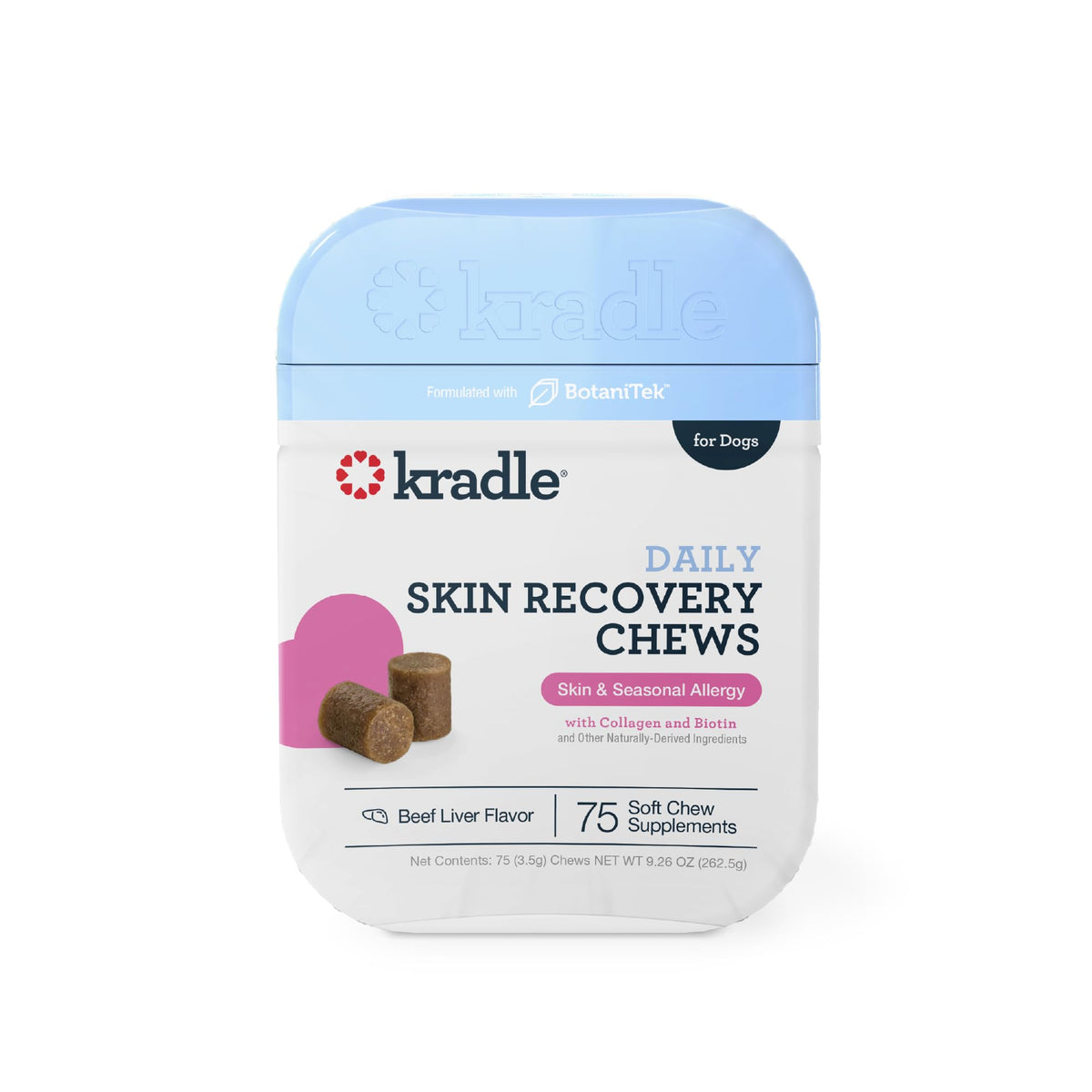 Skin Recovery Chews for Dogs, 75 ct U605