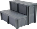 27" 2-Step Hot Tub Steps with Storage R64838