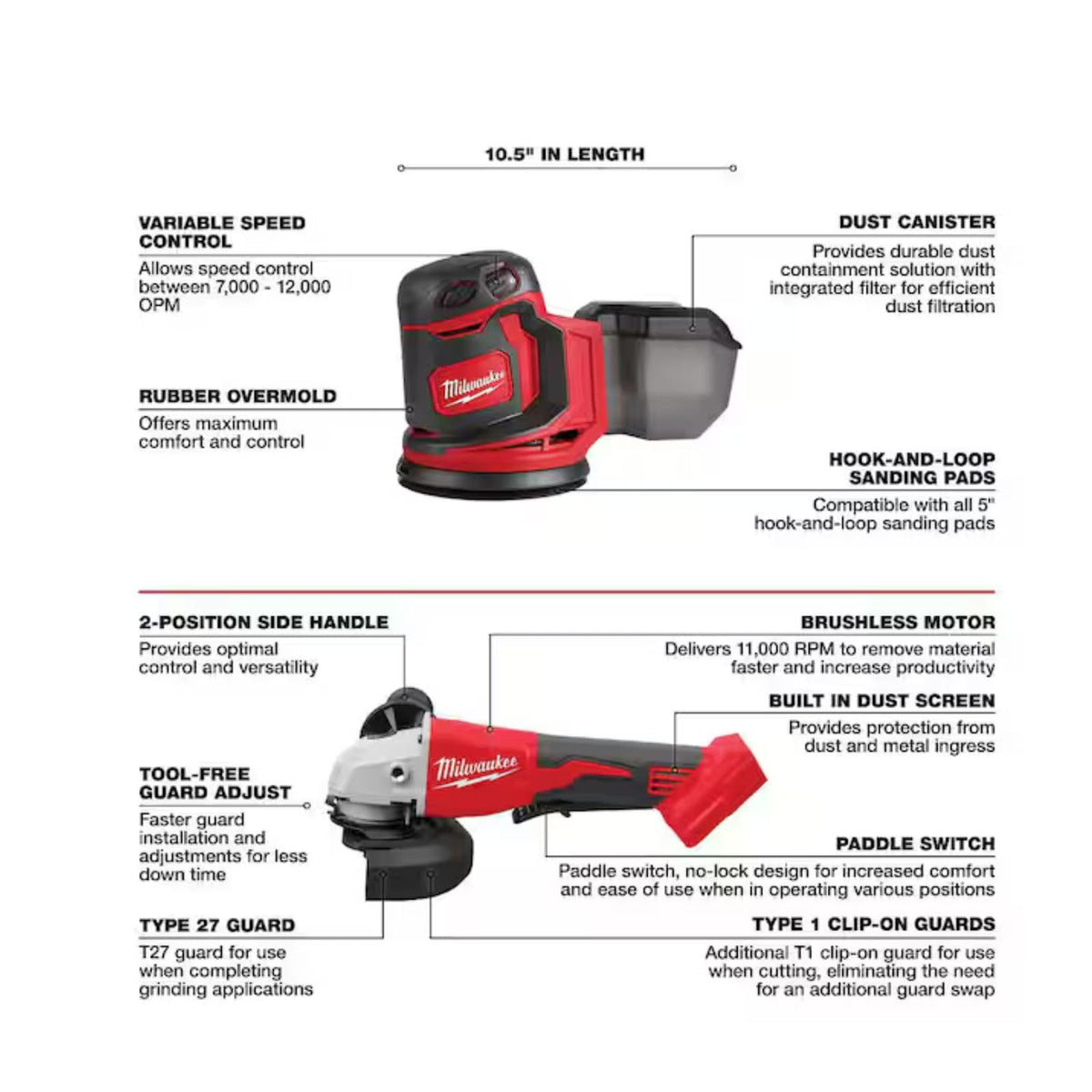 18V Cordless Power Tool Combo Kit, 8-Tool Set, 3 Batteries Q26134