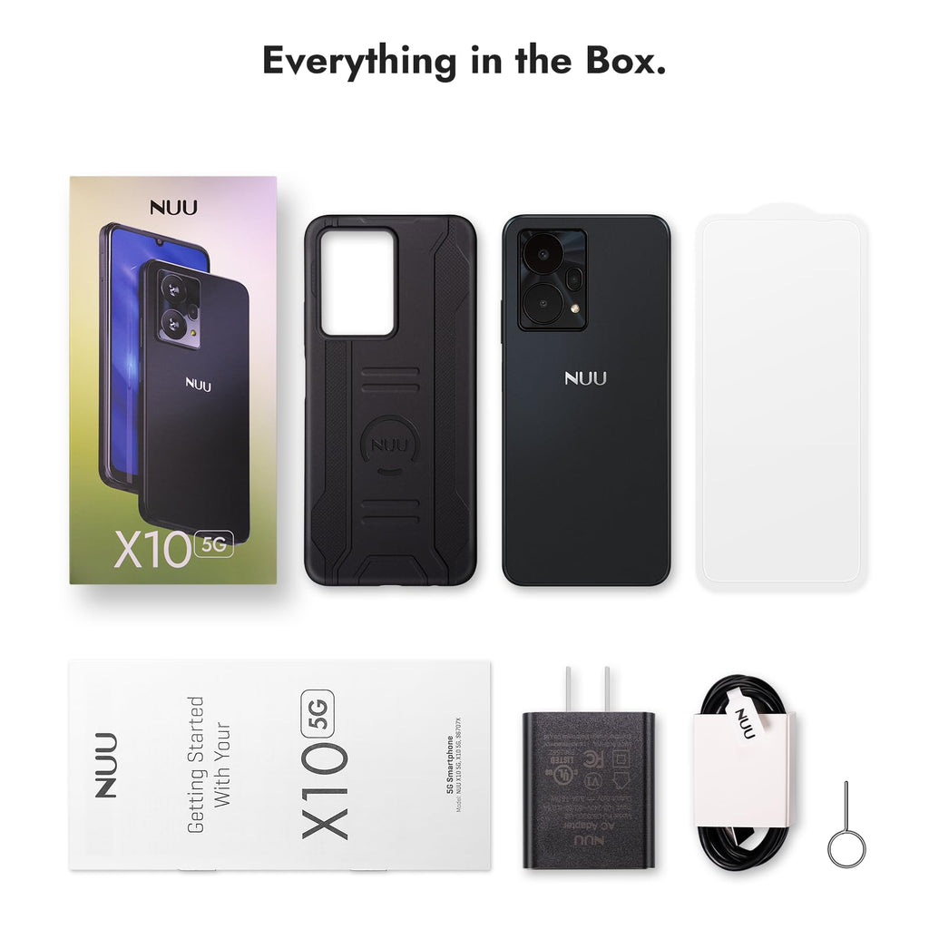 5G Unlocked Android Smartphone 128GB Black F637