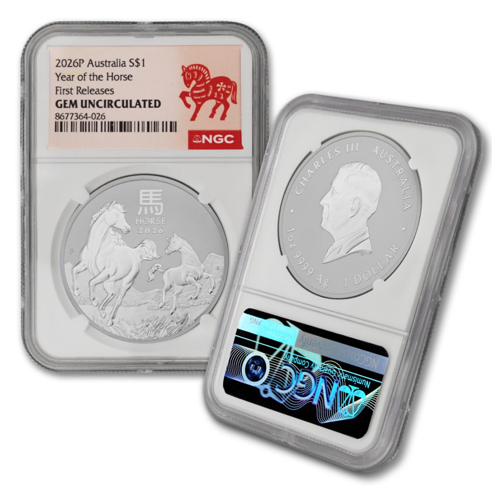 1 oz Australian Silver Lunar Year of the Horse Coin C2763