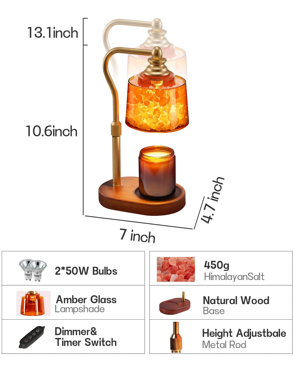 3-in-1 Candle Warmer Lamp A244120