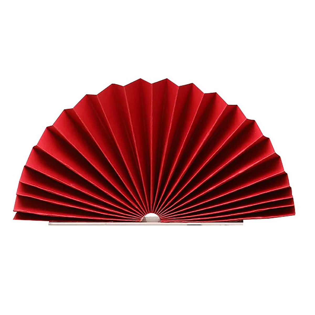 Folding Paper Fan Burnt Orange 39" Q168
