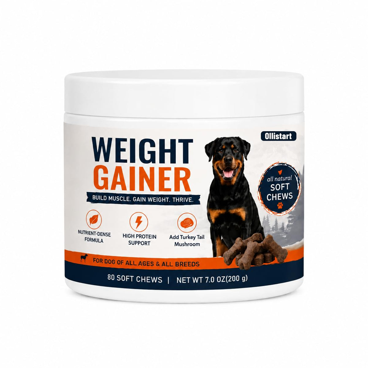High Calorie Dog Weight Gainer Chews E1754
