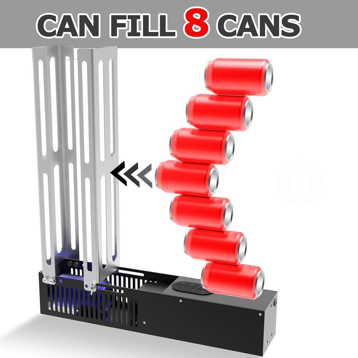 Wall Mounted Can Crusher for 12/16oz Aluminum Cans O390