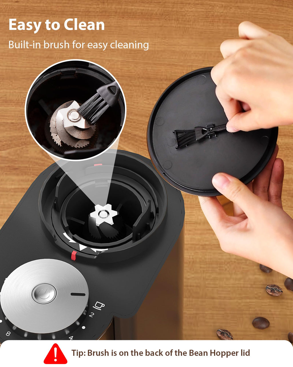 Black Burr Coffee Grinder R369541