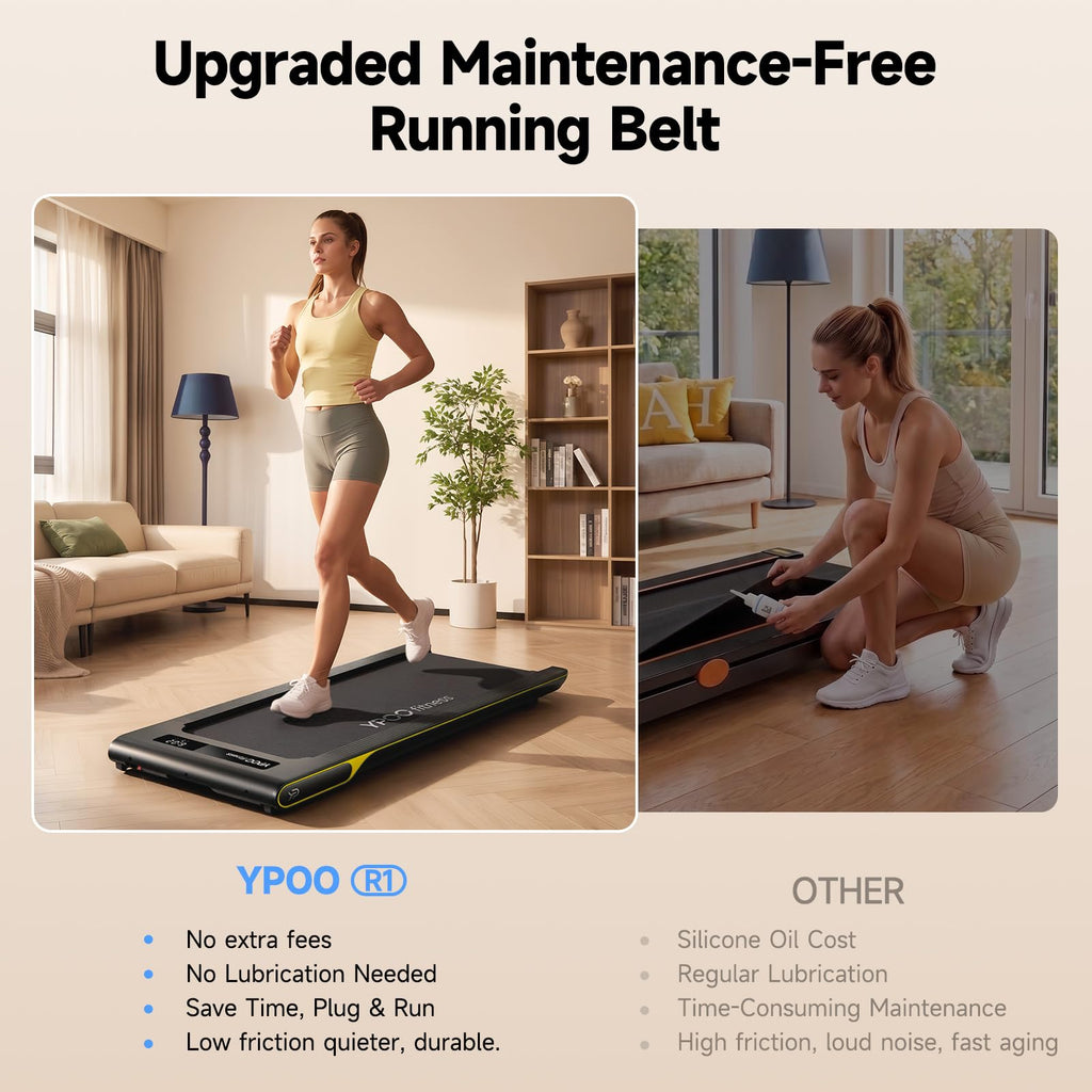 Walking Pad with 14% Incline Under Desk Treadmill E621548