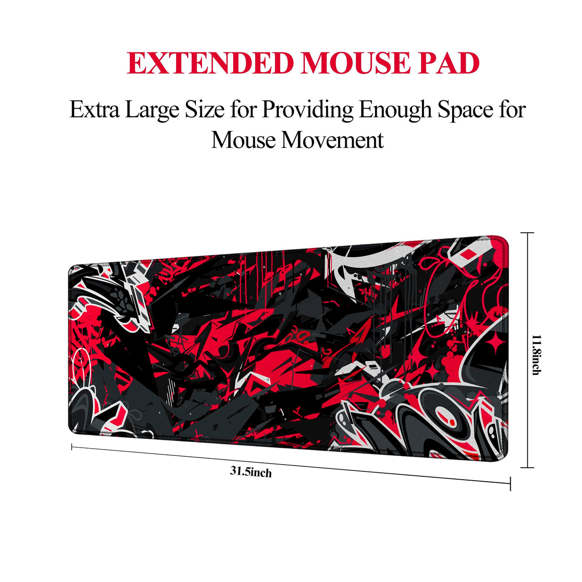 XXL Gaming Mouse Pad Large Desk Mat 31.06" x 11.8" H6811
