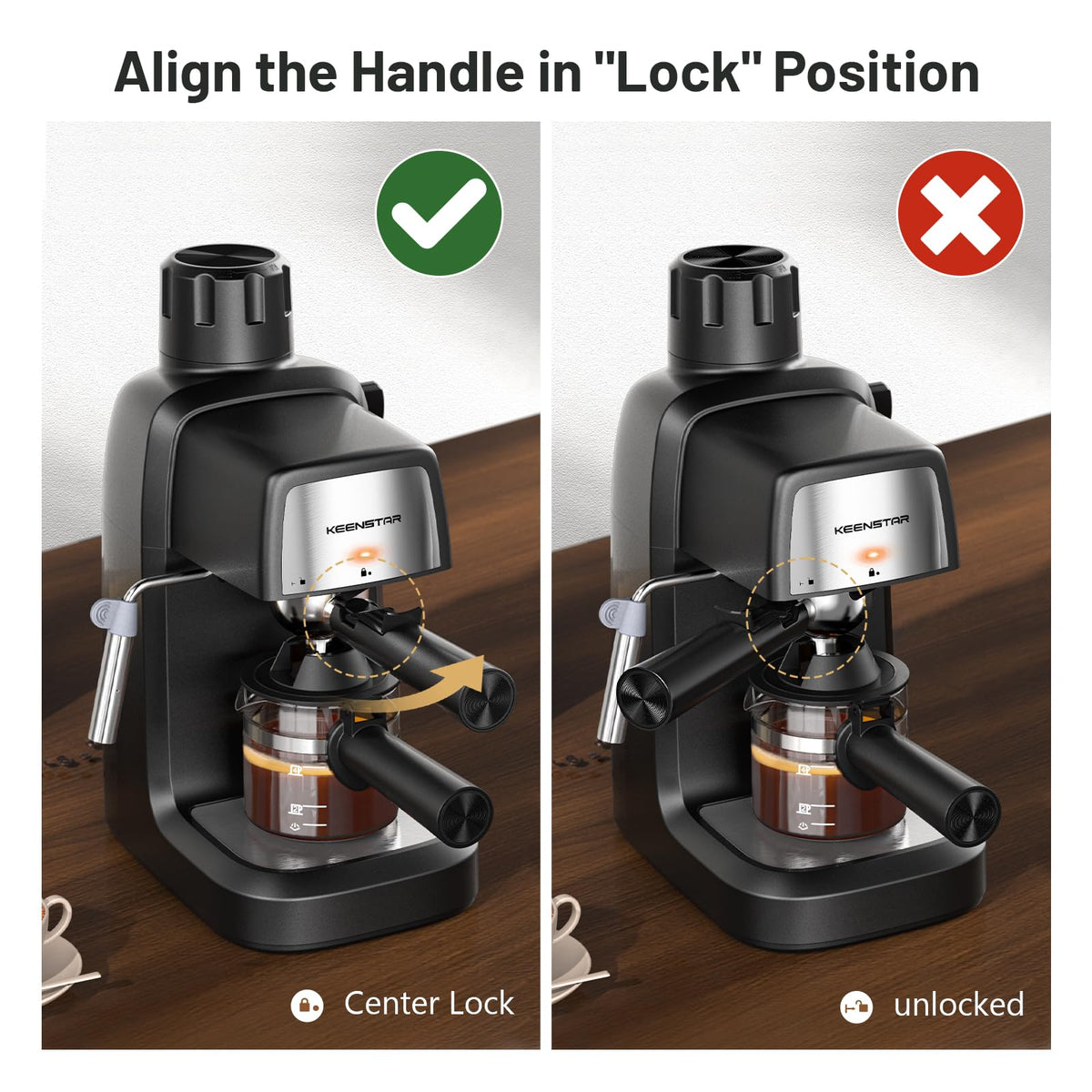 800W Compact Espresso Machine A5570