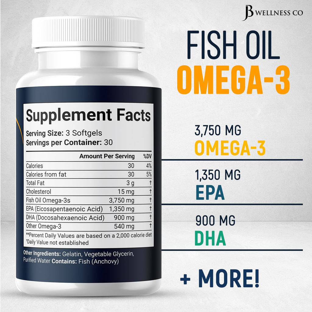 Omega 3 Fish Oil 3750 mg EPA & DHA 270 Count R201161