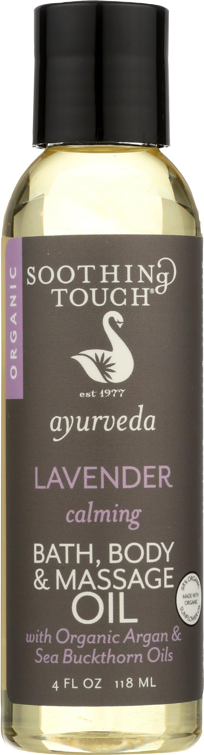 Organic Calming Lavender Bath, Body & Massage Oil, 4 Oz G961693