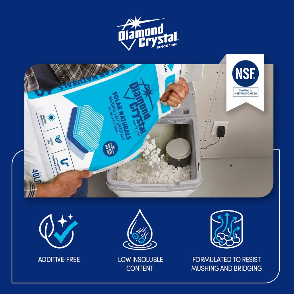 4 Pack Water Softener Salt, 40 lbs B19629
