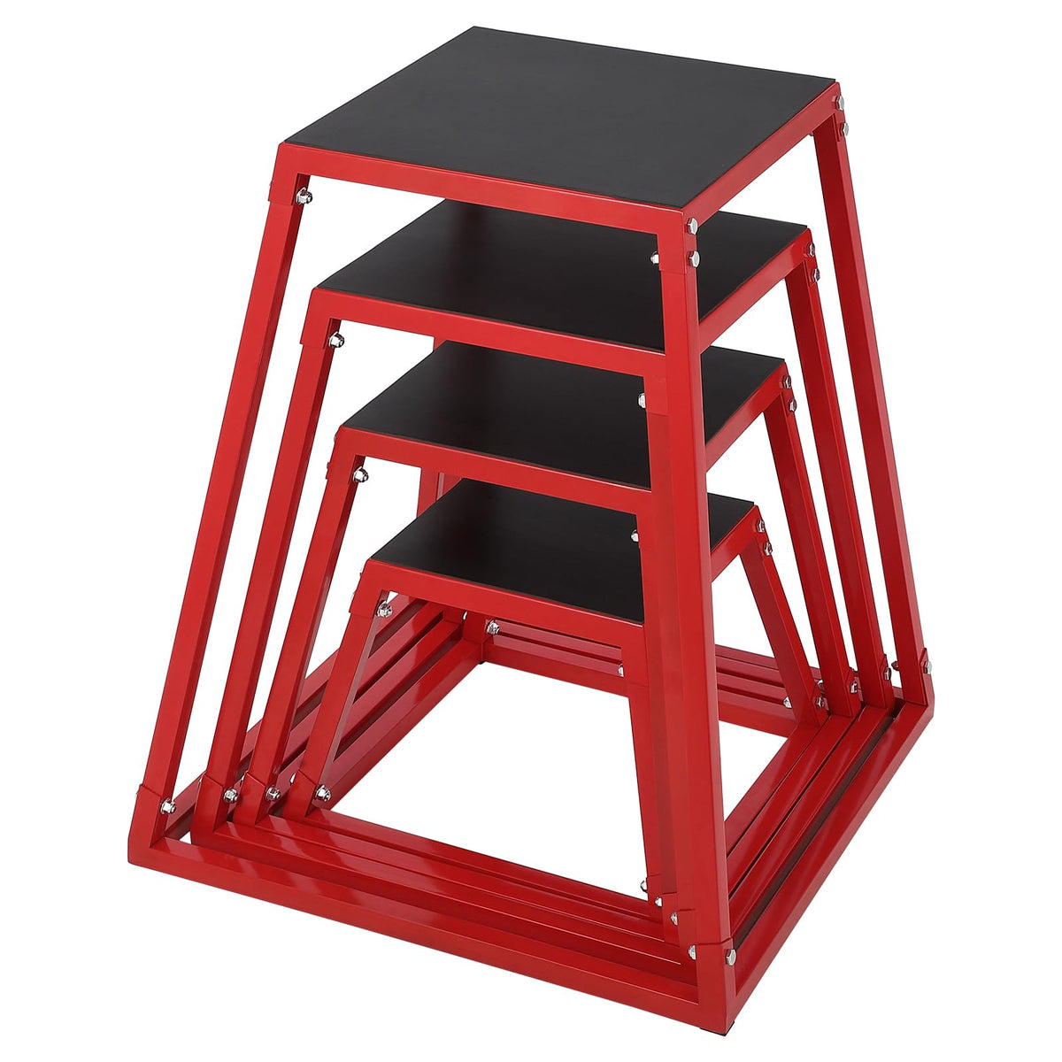Adjustable Steel Plyometric Jump Box Set P5325