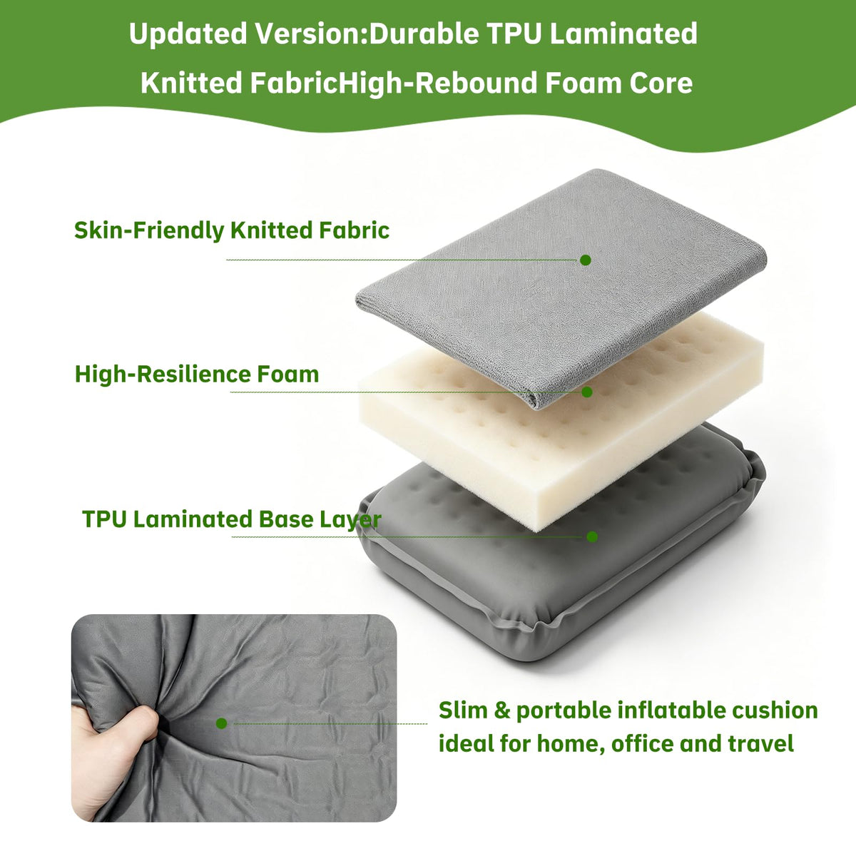 2 Pcs Inflatable Seat Cushion O995268