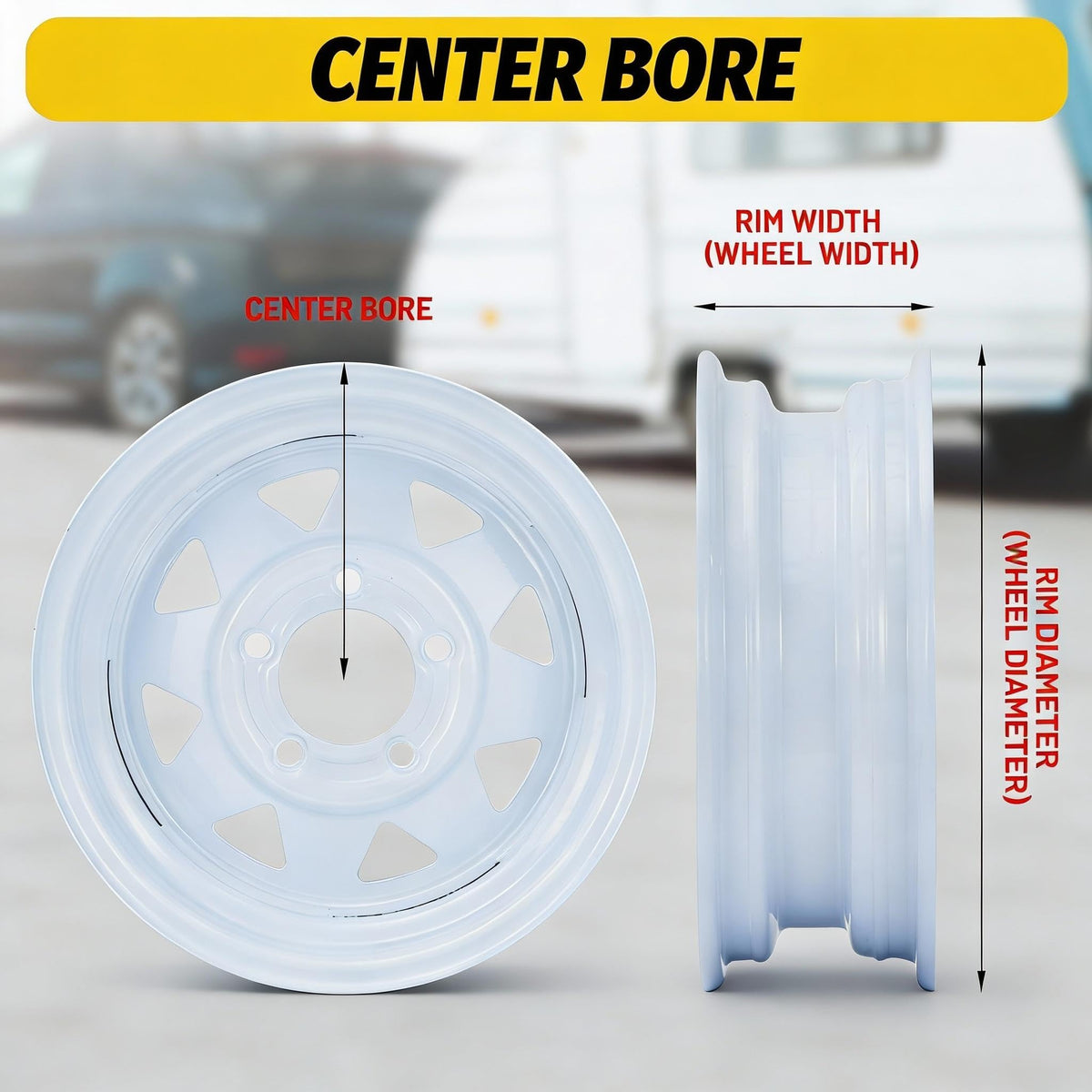 4.80-8 Trailer Tire 4 Lug 2 Pack A939591