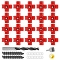 20 Pack Chicken Waterer Nipples with Drill Bits Y631588