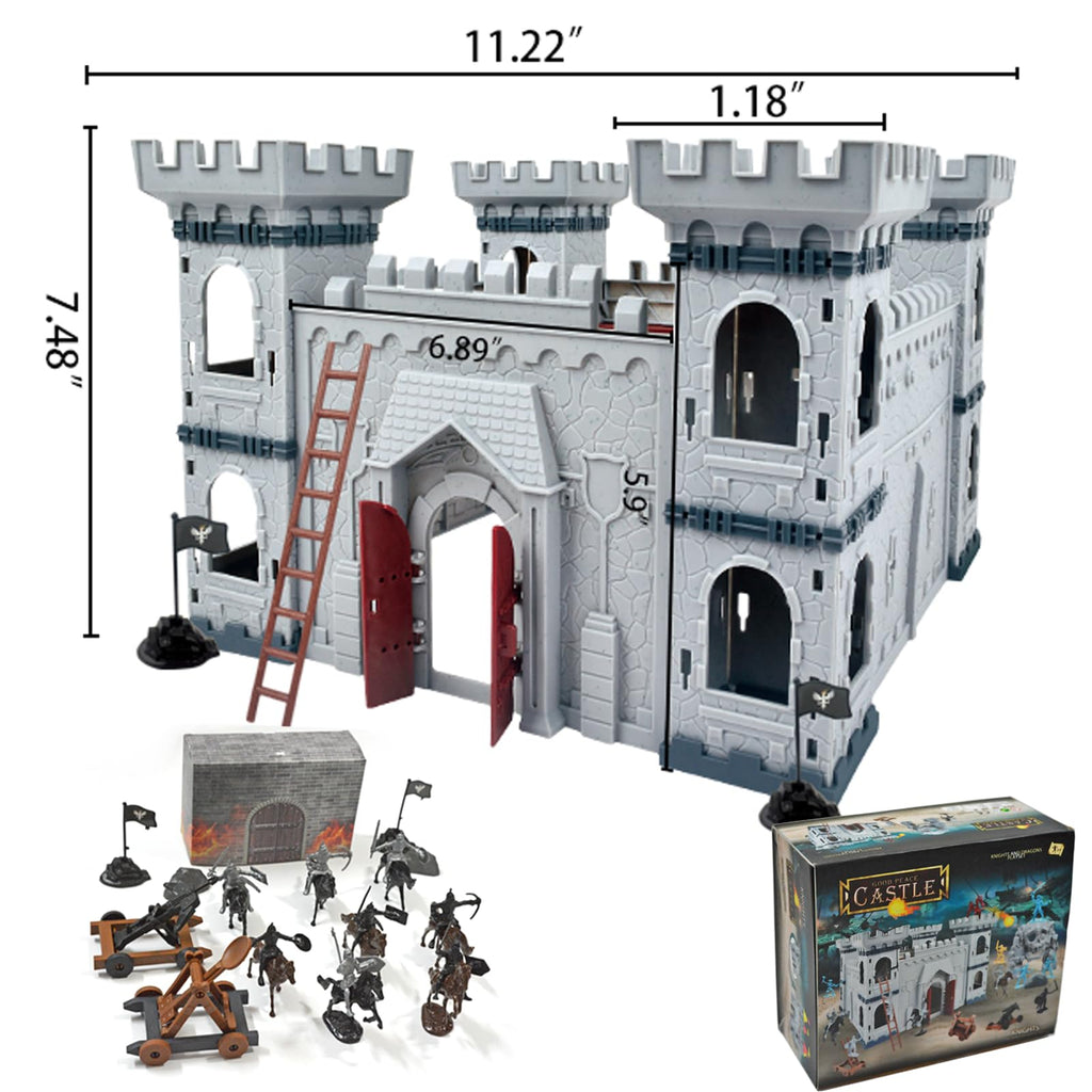 Medieval Castle Toy Knights Army Men Playset C389350