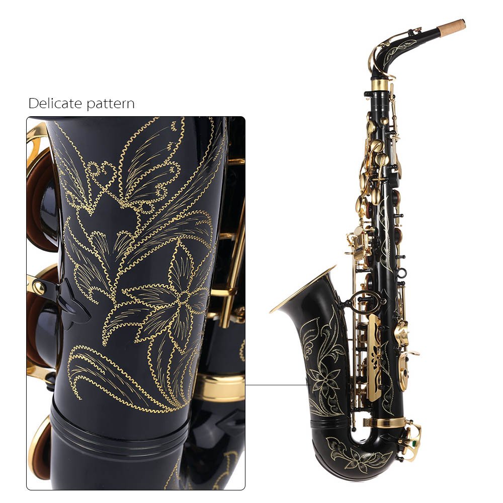 Eb Alto Saxophone Brass Gold Lacquer with Case B210