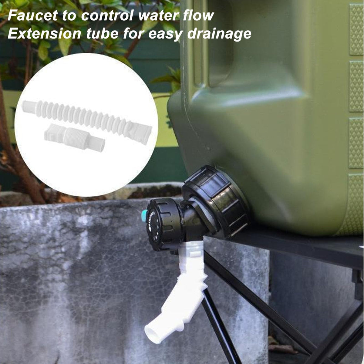 10L Portable Water Canteen with Faucet I145802