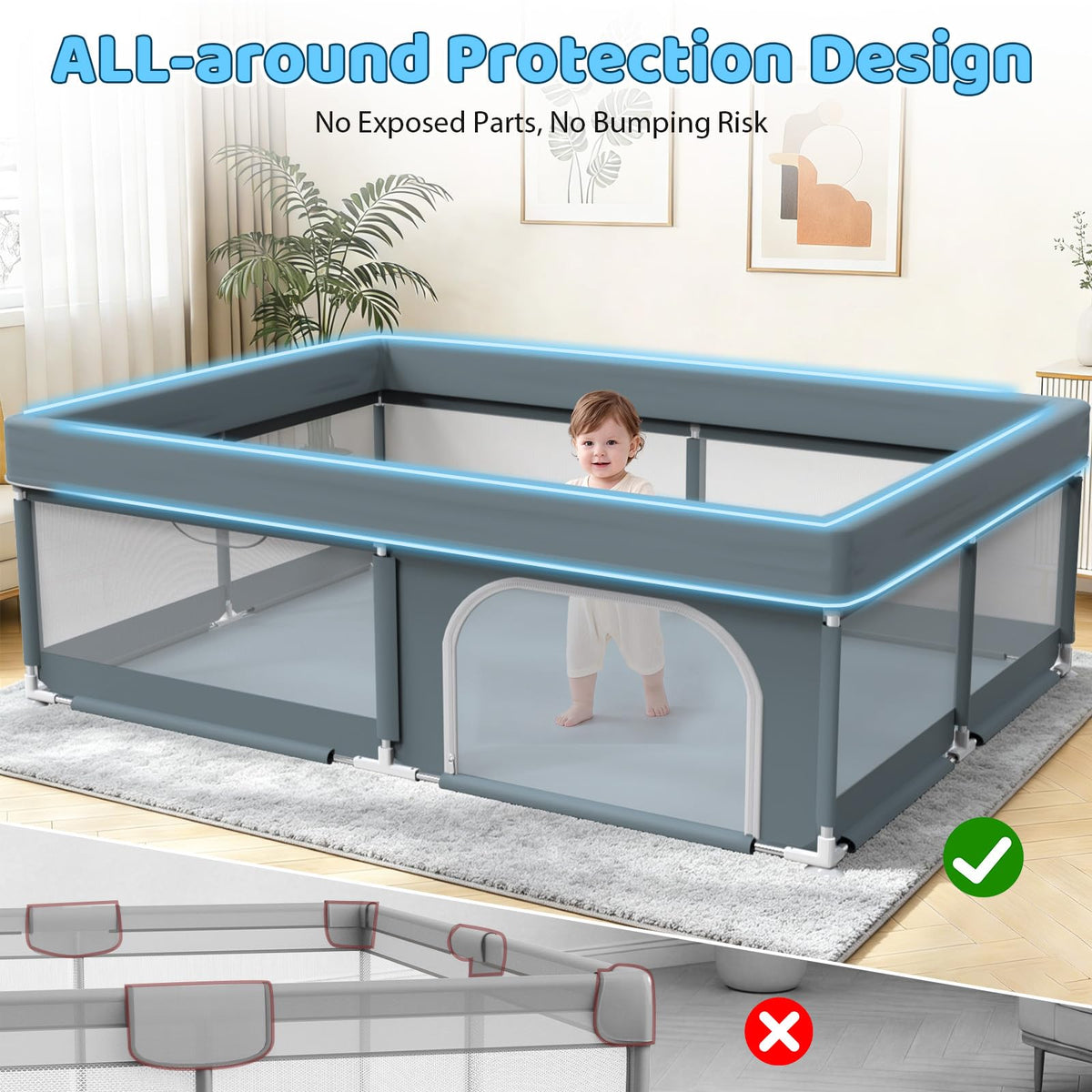 Large Baby Playpen V7093
