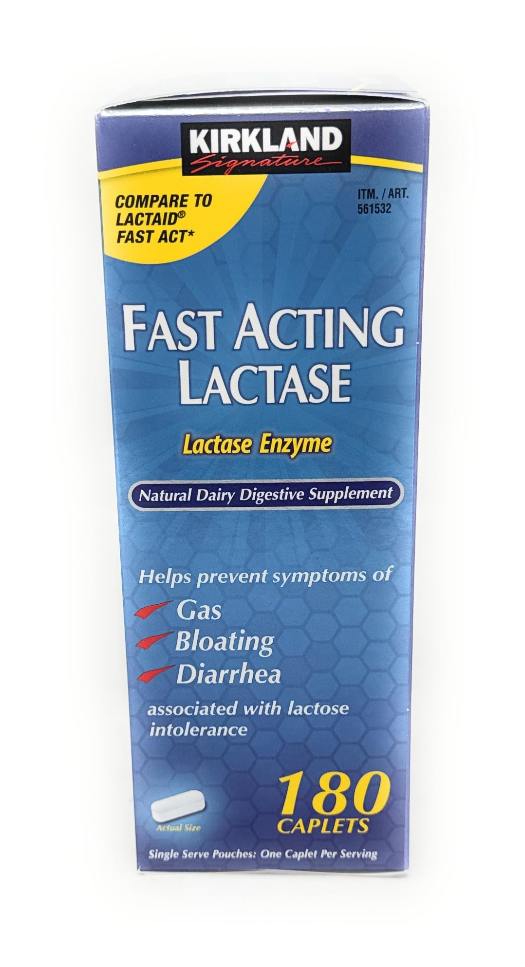 Fast Acting Lactase 180 Caplets Q138978