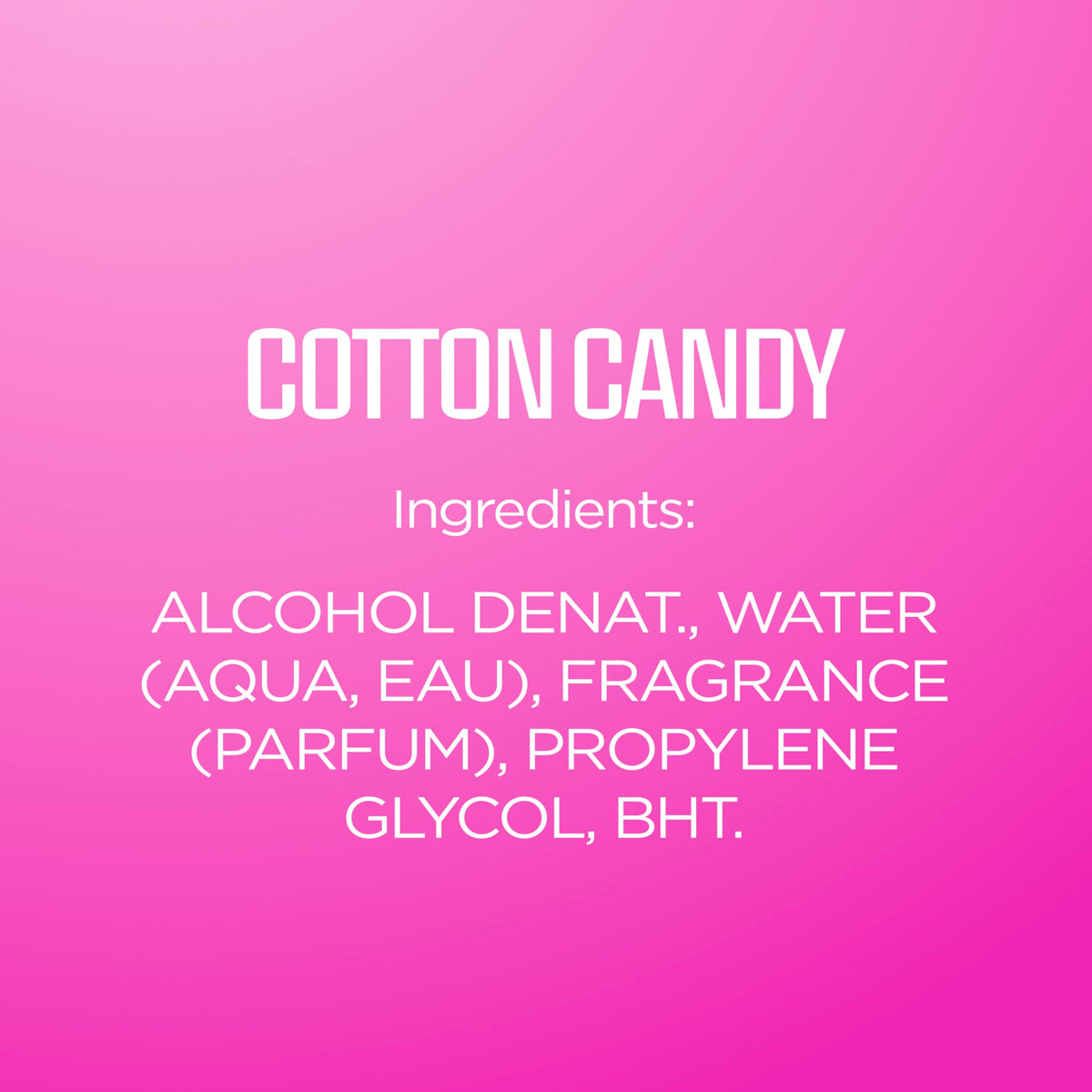 Cotton Candy Body Spray 8 Fluid Ounce C4746